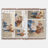 Family Collage Foto Decke (Vorderseite)