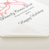 Family comes first red bow family name holidays sherpadecke (3/4)