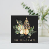 *~* Family Corporate AP20 - Weihnachts-TREE-Party Einladung (Stehend Vorderseite)