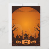 Family Costume Party Invite | Fun & Editable Card Einladung (Rückseite)