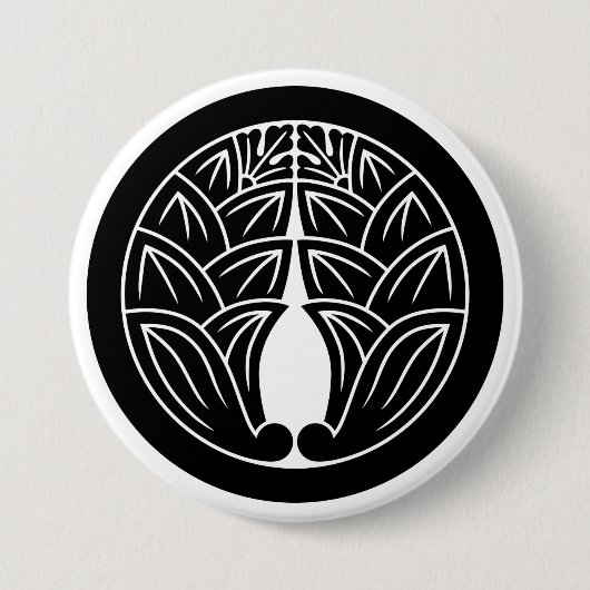 [Family Crests] 2 symmetrical Jpn gingers w/round Button (Vorderseite)