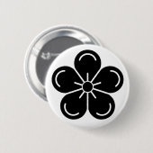 [Family Crests] Decorated Plum Flower Button (Vorne & Hinten)
