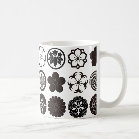 [Family Crests] Flowers Kaffeetasse (Rechts)