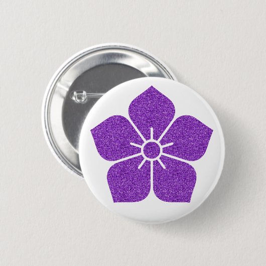 [Family Crests] Kikyo flower Button (Vorne & Hinten)