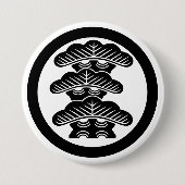 [Family Crests] Left-align 3tier pine tree w/round Button (Vorderseite)