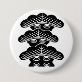 [Family Crests] Left-aligned 3tiered pine trees Button (Vorderseite)