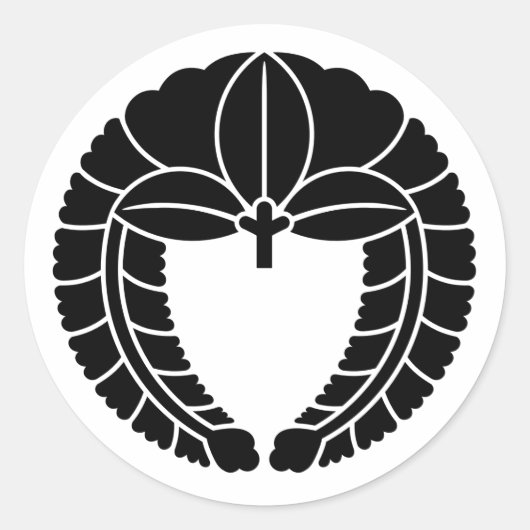 [Family Crests] Orthodox wisteria Runder Aufkleber (Vorderseite)