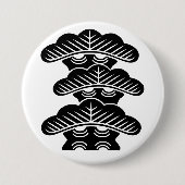 [Family Crests] Right-aligned 3tiered pine trees Button (Vorderseite)