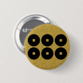 [Family Crests] Sanada 6monsen Button (Vorne & Hinten)