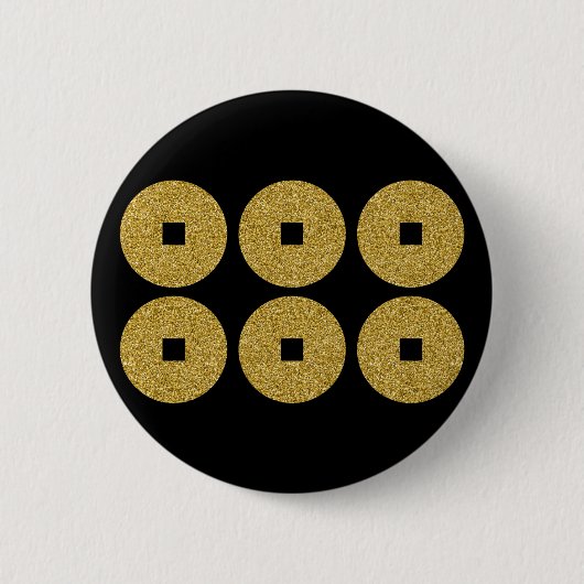 [Family Crests] Sanada 6monsen Pinback Button (Vorderseite)