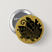 [Family Crests] Swallowtail butterfly Button (Vorne & Hinten)