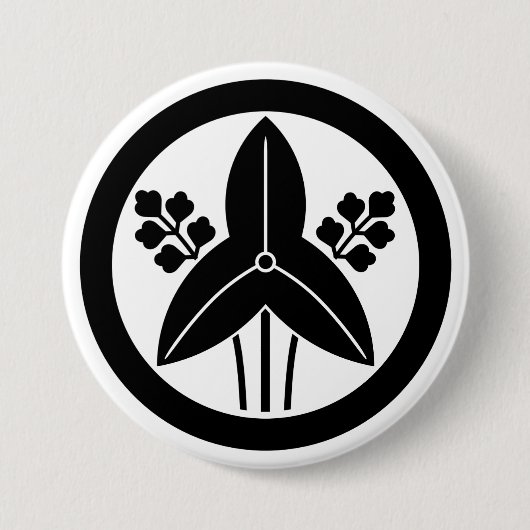 [Family Crests] Threeleaf arrowhead with round Button (Vorderseite)