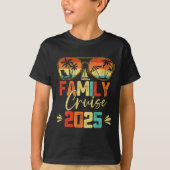 Family Cruise 2025 Beach Matching Sommerurlaub T-Shirt (Vorderseite)