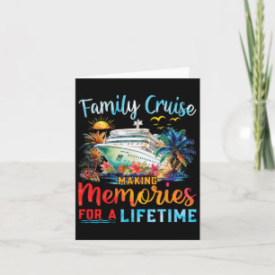 Family Cruise 2025 Erinnerungen zum Leben Karte