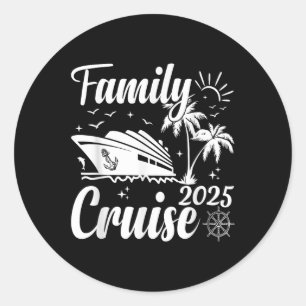 Family Cruise 2025 - Gruppenreise für Familien Runder Aufkleber