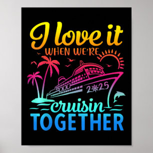 Family Cruise 2025 I Liebe als wir 39; Cruisi Poster