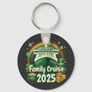 Family Cruise 2025 St. Patrick’s Matching Lucky Schlüsselanhänger