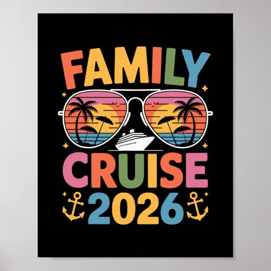 Family Cruise 2026 1  Poster (Vorne)
