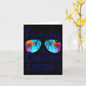 Family Cruise 2026 Family Vacation Matching Family Karte (Gelbe Blume)