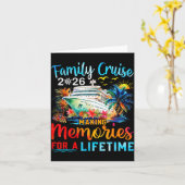 Family Cruise 2026 Group Matching Cruisin Together Karte (Gelbe Blume)