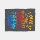 Family Cruise 2026 I Love It When We're Cruisin' T Fleecedecke (Vorderseite (Horizontal))