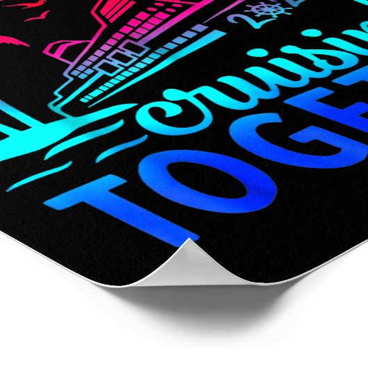 Family Cruise 2026 I Love It When We're Cruisin' T Poster (Ecke)