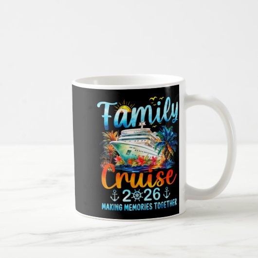 Family Cruise 2026 Making Memories Together Matchi Kaffeetasse (Rechts)