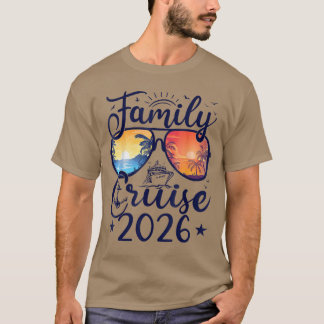 Family Cruise 2026 Summer Vacation Matching Family T-Shirt