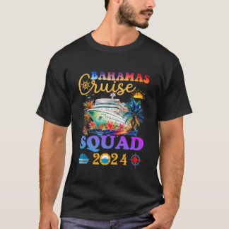 Family Cruise Bahamas 2024 Sommermatching Vacatio T-Shirt