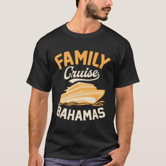 Family Cruise Bahamas Matching Tropical Cruise Shi T-Shirt (Vorderseite)