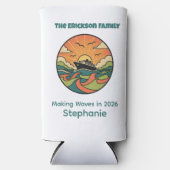 Family Cruise Can Cooler - Ocean Sunset Selters Dosenkühler (Vorderseite)