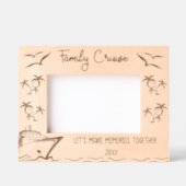 Family Cruise Lassen Sie uns gemeinsam Erinnerunge Geätzte Rahmen (Vorderseite)