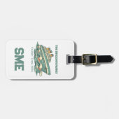 Family Cruise Retro Vacation Gepäckanhänger (Vorderseite horizontal)