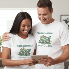 Family Cruise Retro Vacation Tee