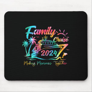 Family Cruise Shirt 2024 Urlaub Erinnerungen mache Mousepad