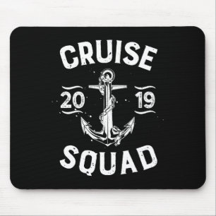 Family Cruise Squad 2019 T Shirt Urlaub Vintag Mousepad