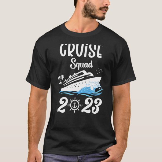 Family Cruise Squad 2023 Family Matching Group T-Shirt (Vorderseite)