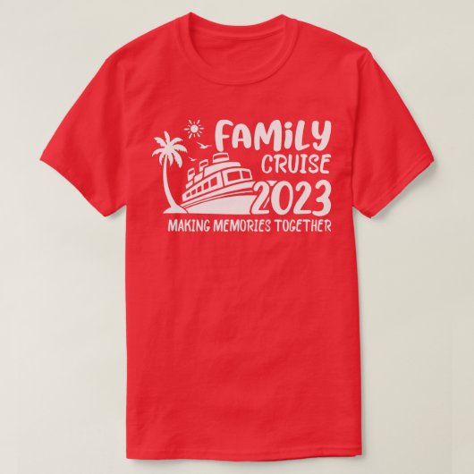 Family Cruise Squad 2023 Family Matching Outfits M T-Shirt (Design vorne)