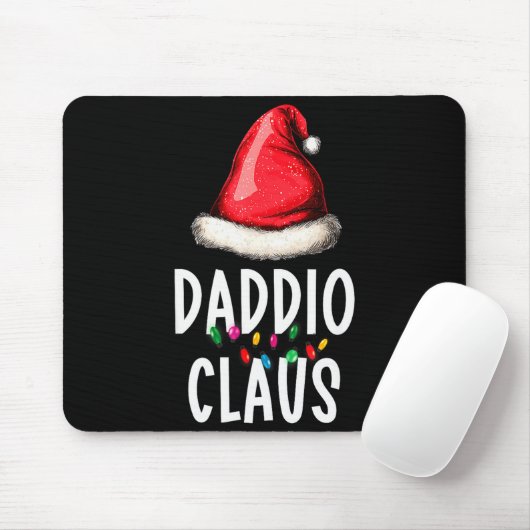 Family Daddio Claus Christmas Santa's Pajama Match Mousepad (Mit Mouse)