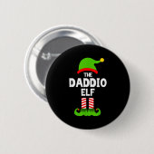 Family Daddio Elf Christmas Matching Pajama Funny Button (Vorne & Hinten)