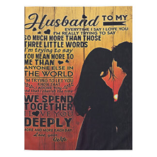 Family Decoration | Letter To My Husband Design| Tischdecke