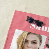 Family DIY 19 Foto beste Freundin Sake Paare Monog Strandtuch (Beispiel)