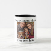 Family & Dog Photo Mug Personalized Gift Tasse (Zentrum)