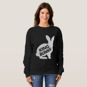 Family Easter King Bunny Matching Couple Group Sweatshirt (Vorne ganz)
