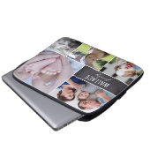 "Family Erinnerungen" - benutzerdefiniertes Foto-N Laptopschutzhülle (Vorne Knopf)