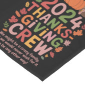 Family Erntedank 2024 Crew Türkei Matching Kurzer Tischläufer (Ecke)