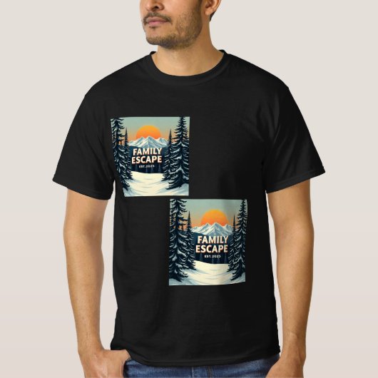 Family Escape National Park T-Shirt (Vorderseite)
