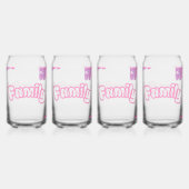 Family Flower Mug Dosenglas (Hinten)