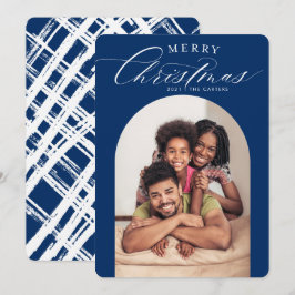 FAMILY FOTO CARD fröhliche Weihnachtsarchitektur M Ankündigung