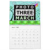 Family Foto Easy DIY Custom 2025 Saison Szene Kalender (Mär 2027)